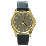 Snake Round Gold Metal Watch