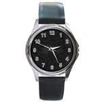 Black Panther Round Metal Watch