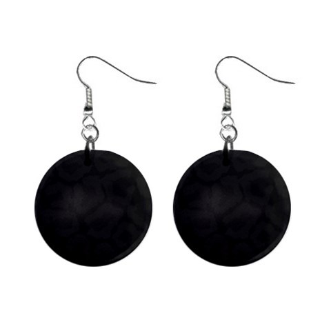 Black Panther 1  Button Earrings from ArtsNow.com Front