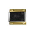 Black Panther Gold Trim Italian Charm (9mm)