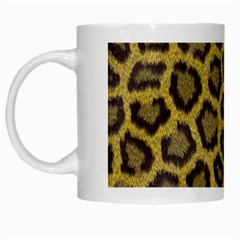 Leopard White Mug from ArtsNow.com Left