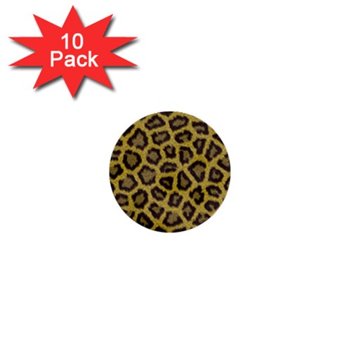 Leopard 1  Mini Button (10 pack)  from ArtsNow.com Front