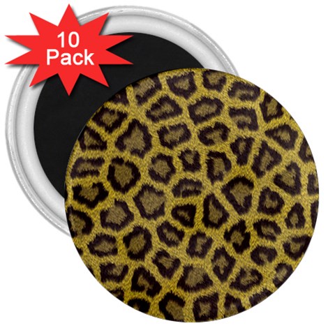 Leopard 3  Magnet (10 pack) from ArtsNow.com Front