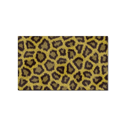 Leopard Sticker (Rectangular) from ArtsNow.com Front