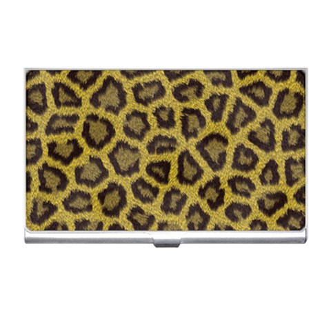 Leopard Business Card Holder from ArtsNow.com Front