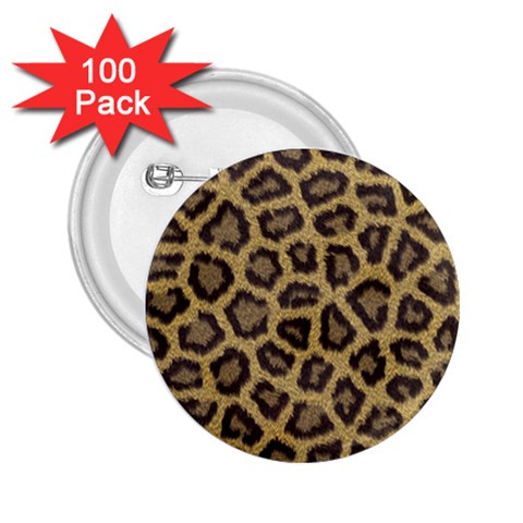 Leopard 2.25  Button (100 pack) from ArtsNow.com Front