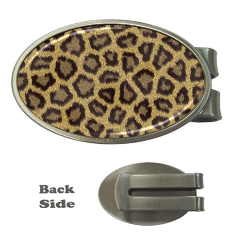 Leopard Money Clip (Oval) from ArtsNow.com Front