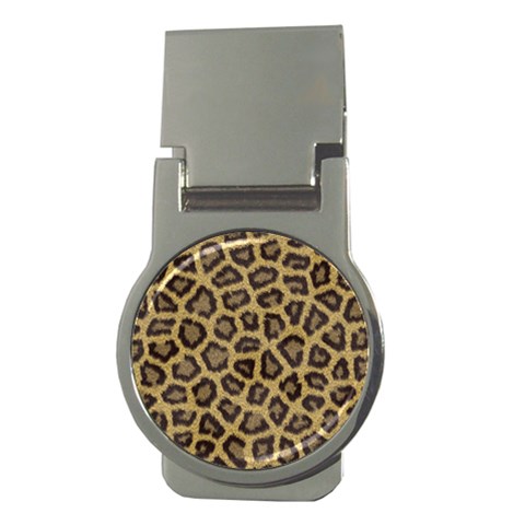 Leopard Money Clip (Round) from ArtsNow.com Front