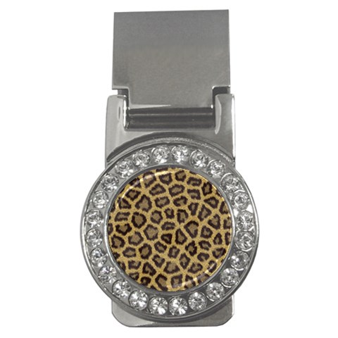 Leopard Money Clip (CZ) from ArtsNow.com Front