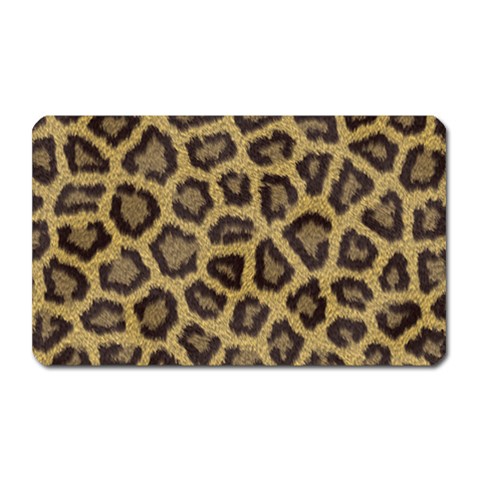 Leopard Magnet (Rectangular) from ArtsNow.com Front