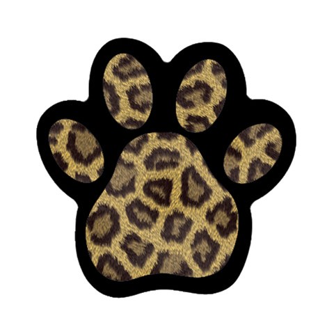 Leopard Magnet (Paw Print) from ArtsNow.com Front