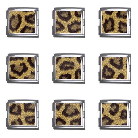 Leopard Mega Link Italian Charm (9 pack) from ArtsNow.com Front