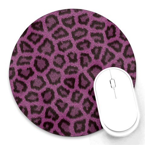 Leopard Round Mousepad from ArtsNow.com Front