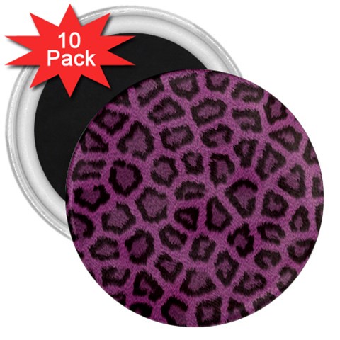 Leopard 3  Magnet (10 pack) from ArtsNow.com Front