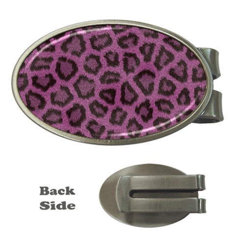 Leopard Money Clip (Oval) from ArtsNow.com Front