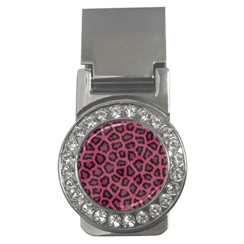 Leopard Money Clip (CZ) from ArtsNow.com Front