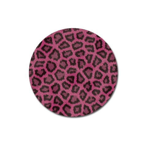 Leopard Magnet 3  (Round) from ArtsNow.com Front