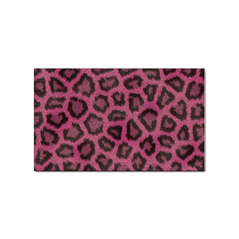 Leopard Sticker Rectangular (10 pack) from ArtsNow.com Front