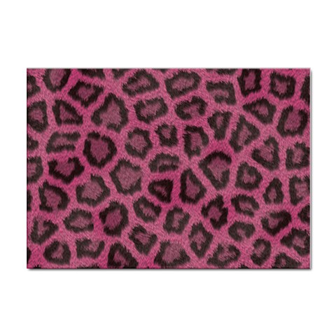 Leopard Sticker A4 (10 pack) from ArtsNow.com Front