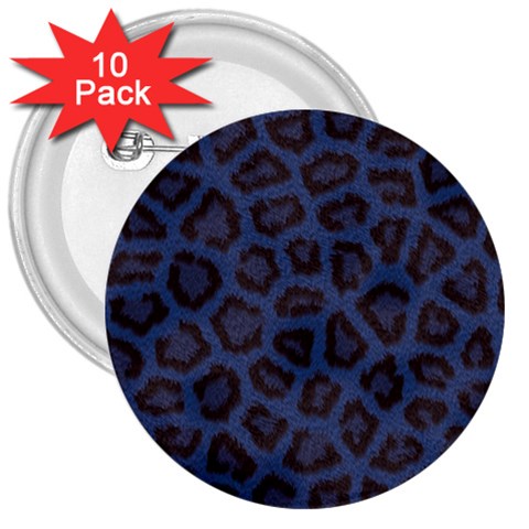 Leopard 3  Button (10 pack) from ArtsNow.com Front