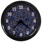 Leopard Wall Clock (Black)