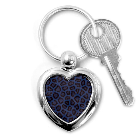 Leopard Key Chain (Heart) from ArtsNow.com Front