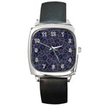 Leopard Square Metal Watch