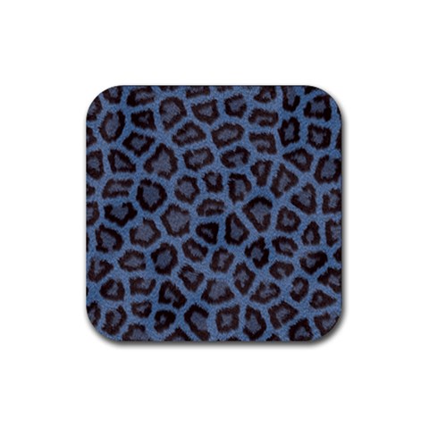 Leopard Rubber Coaster (Square) from ArtsNow.com Front