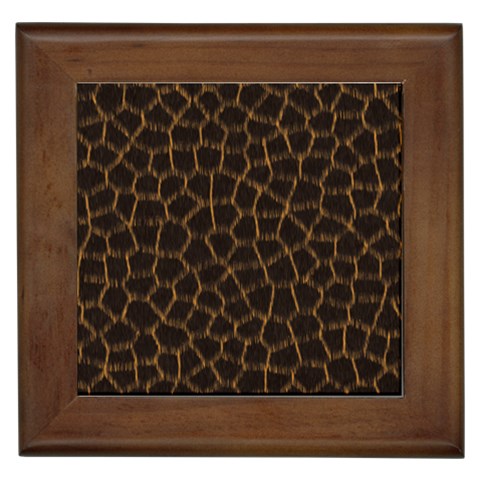 Giraffe Framed Tile from ArtsNow.com Front