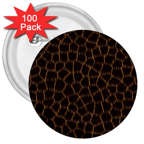 Giraffe 3  Button (100 pack) from ArtsNow.com Front