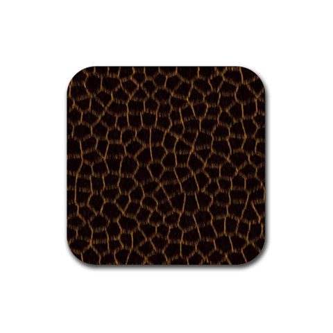 Giraffe Rubber Coaster (Square) from ArtsNow.com Front