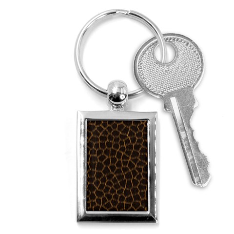 Giraffe Key Chain (Rectangle) from ArtsNow.com Front