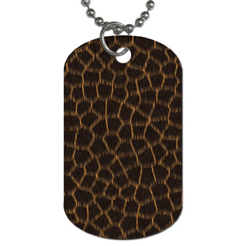 Giraffe Dog Tag (Two Sides) from ArtsNow.com Front