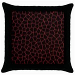 Giraffe Throw Pillow Case (Black)