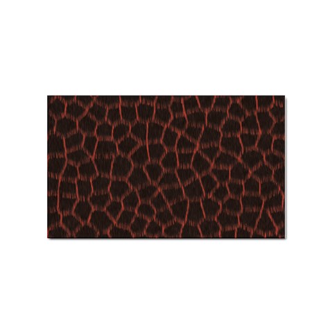 Giraffe Sticker Rectangular (10 pack) from ArtsNow.com Front