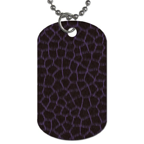 Giraffe Dog Tag (One Side) from ArtsNow.com Front