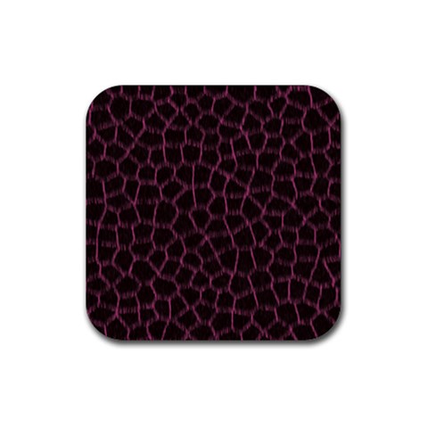 Giraffe Rubber Coaster (Square) from ArtsNow.com Front