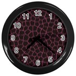 Giraffe Wall Clock (Black)