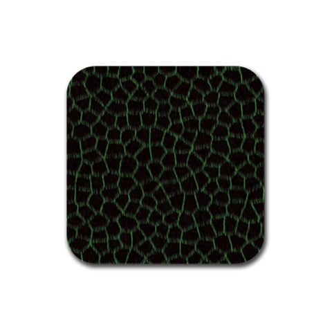 Giraffe Rubber Square Coaster (4 pack) from ArtsNow.com Front