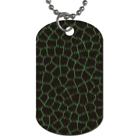 Giraffe Dog Tag (One Side) from ArtsNow.com Front