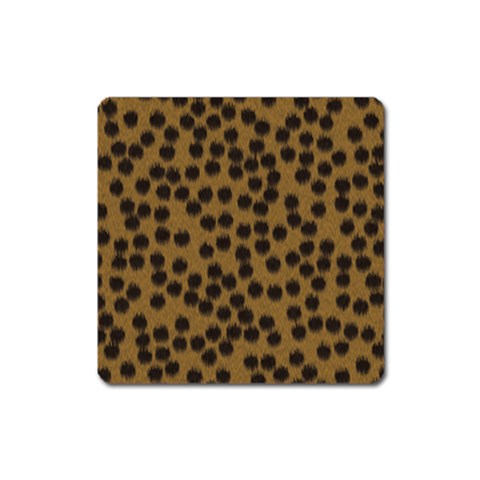 Cheetah Magnet (Square) from ArtsNow.com Front