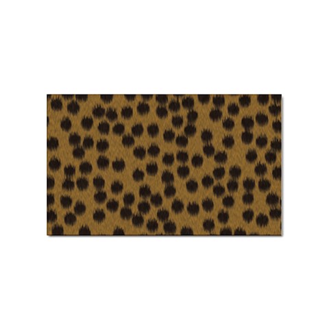 Cheetah Sticker Rectangular (10 pack) from ArtsNow.com Front