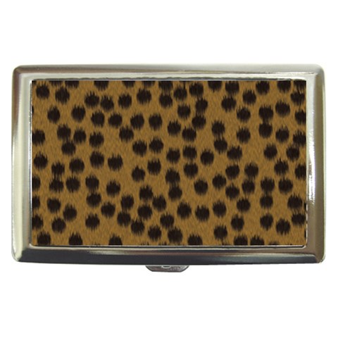 Cheetah Cigarette Money Case from ArtsNow.com Front