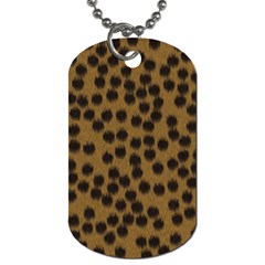 Cheetah Dog Tag (Two Sides) from ArtsNow.com Front