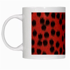 Cheetah White Mug from ArtsNow.com Left