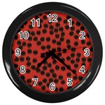 Cheetah Wall Clock (Black)