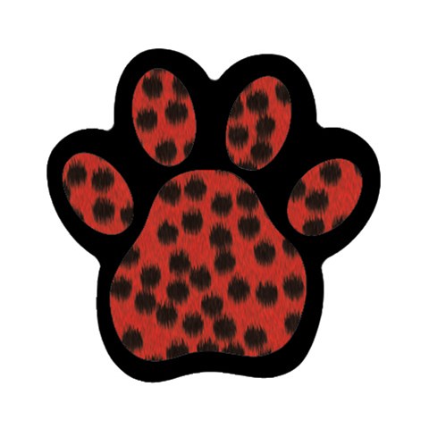 Cheetah Magnet (Paw Print) from ArtsNow.com Front