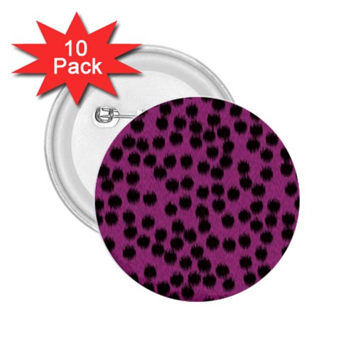 Cheetah 2.25  Button (10 pack) from ArtsNow.com Front