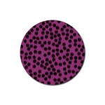 Cheetah Rubber Coaster (Round)