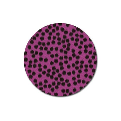 Cheetah Magnet 3  (Round) from ArtsNow.com Front